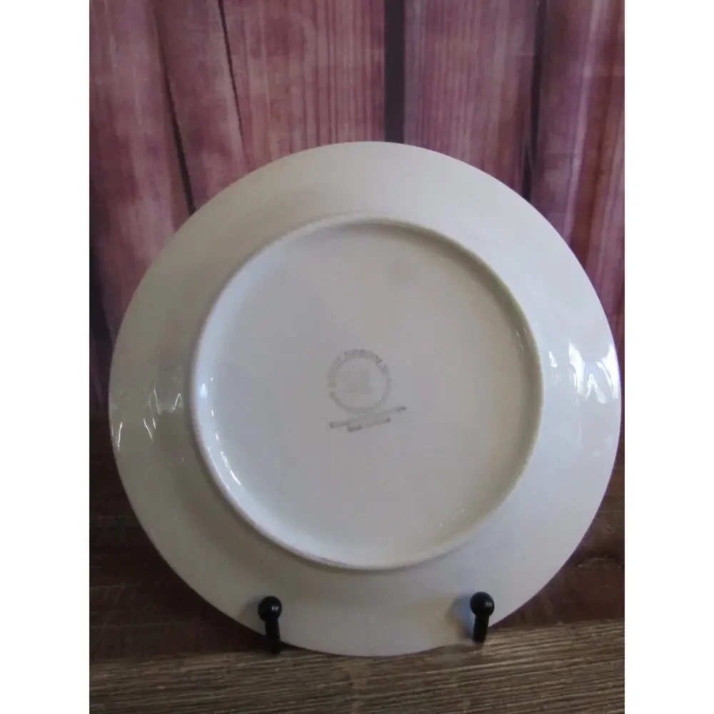 Royal Norfolk Gather Pumpkin Fall Salad Plates 7.5